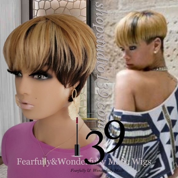 Sexy 100%humanhair pixie cutwig